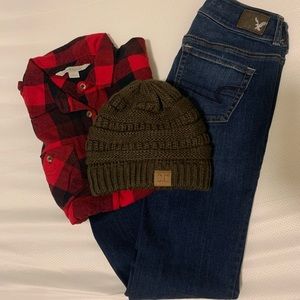 Fall outfit! 🍂 American Eagle outfitters , C.C